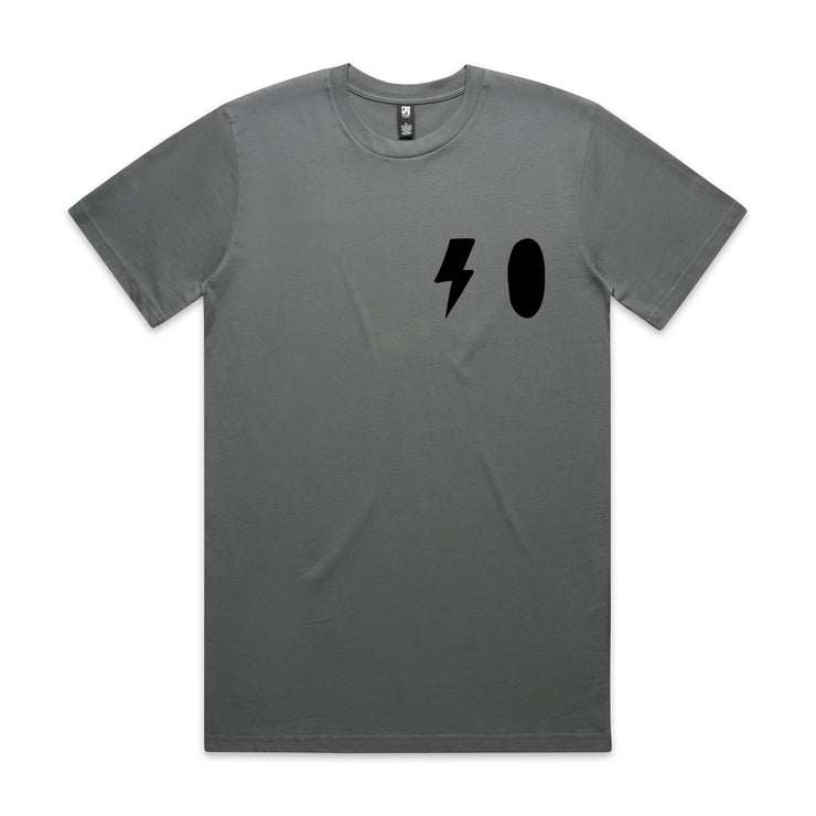 Stealth Grey Smiley Tee