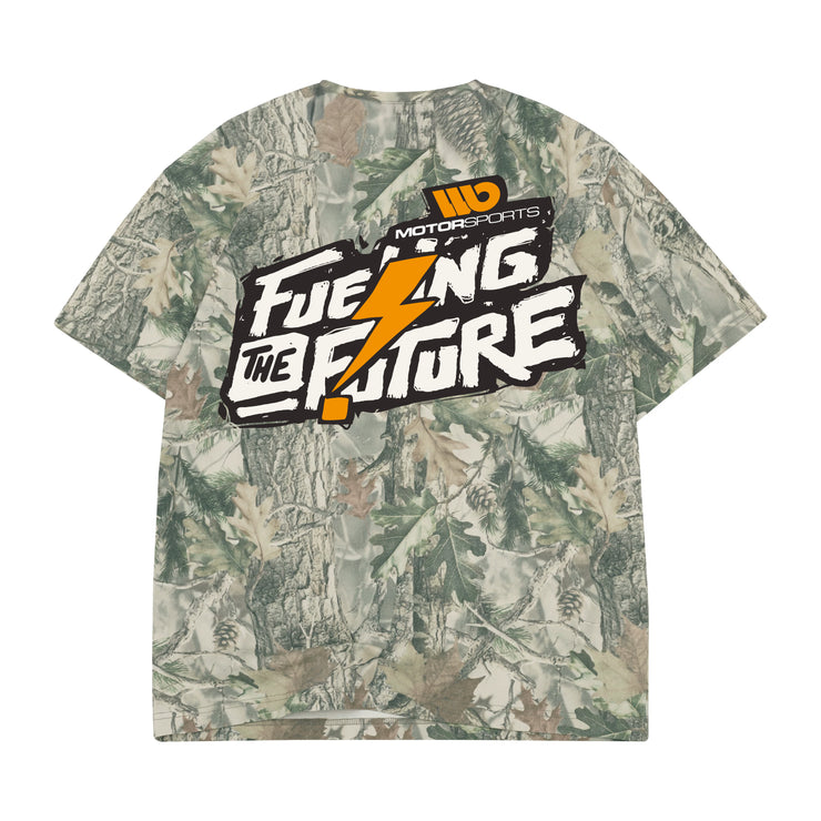 WO Motorsports “Fueling The Future” Camo Oversized Box Tee