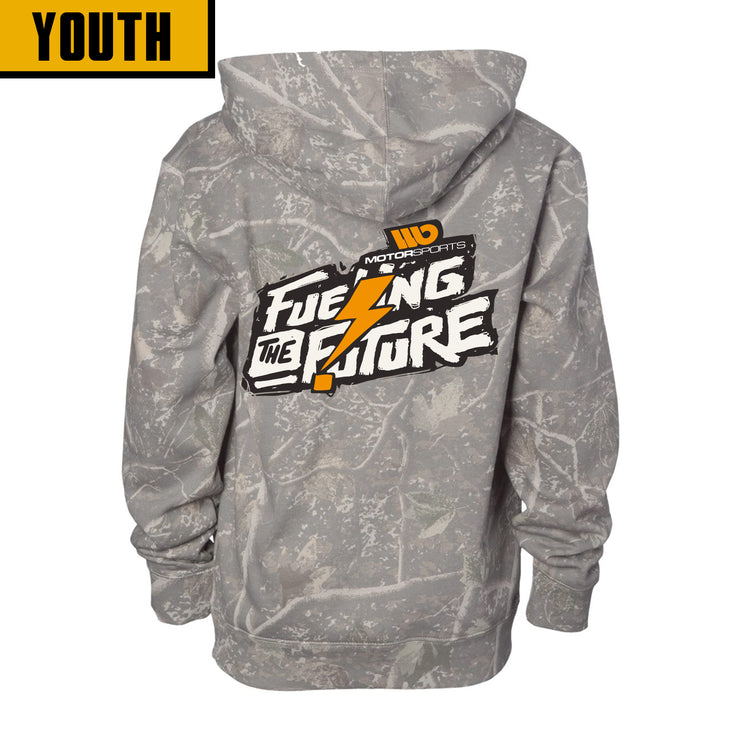 YOUTH WO Motorsports “Fueling The Future” Camo Hoodie