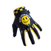 Black and Yellow Smiley Gloves