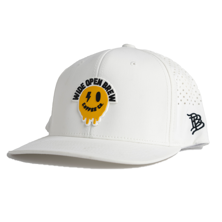 Smiley Performance Hat - White